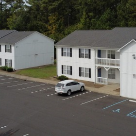 exterior of buildings with nearby landscaping